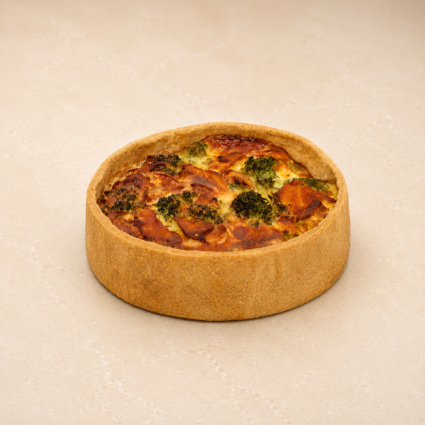 Quiche saumon-brocolis
