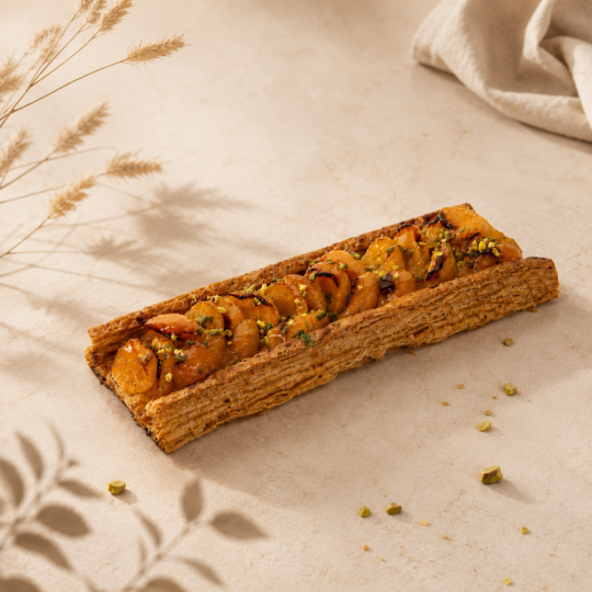Bande de tarte à l'abricot
